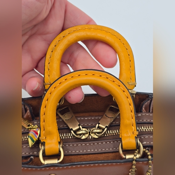 Coach 1941 Rogue Satchel 12 In Signature Jacquard , GUC - Picture 15 of 16